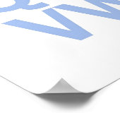 Alfabet poster van ABC dat zegt: HI (Hoek)