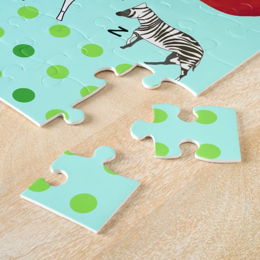 Alfabet Puzzels met Afbeeldingen en letters (Zijkant)