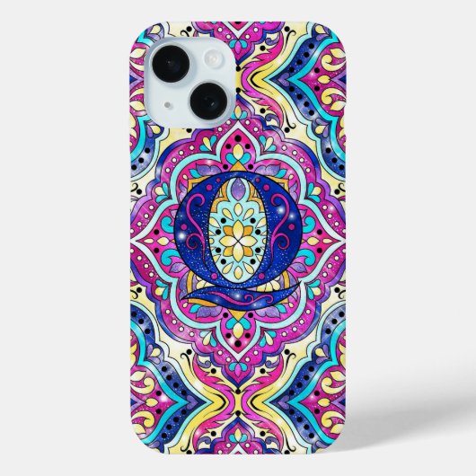 Alfabet Q Case-Mate iPhone Case (Achterkant)