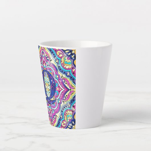 Alfabet Q Latte Mok (Voorkant)