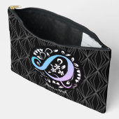 Alfabet Q Monogram Handschrift Etui (Open)