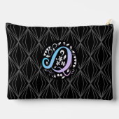 Alfabet Q Monogram Handschrift Etui (Achterkant)