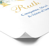 Alfabet R Print Initiaal Name betekenend Poster (Hoek)