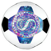Alfabet S mandala Voetbal (Gedraaid)