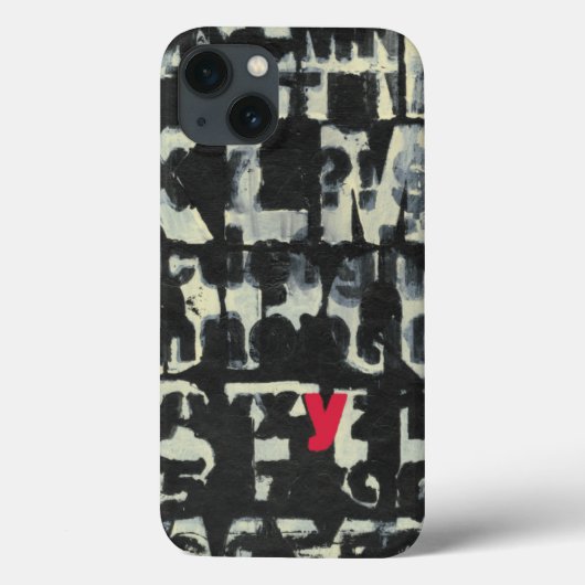 Alfabet schilderen door Norman Wyatt Case-Mate iPhone Case (Achterkant)