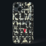 Alfabet schilderen door Norman Wyatt iPhone 13 Hoesje<br><div class="desc">Als je graag kijkexamens neemt,  dan is dit schilderij voor je! De letter van het engelse alfabet wordt over elkaar geheven,  bijna verduisterd in dit schilderij van Norman Wyatt. De letter Y staat voor bedankt naar de roze kleur.</div>