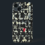 Alfabet schilderen door Norman Wyatt iPhone 13 Hoesje<br><div class="desc">Als je graag kijkexamens neemt,  dan is dit schilderij voor je! De letter van het engelse alfabet wordt over elkaar geheven,  bijna verduisterd in dit schilderij van Norman Wyatt. De letter Y staat voor bedankt naar de roze kleur.</div>