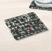 Alfabet schilderen door Norman Wyatt Kartonnen Onderzetters (Schuin)