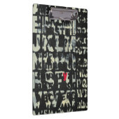 Alfabet schilderen door Norman Wyatt Klembord (Rechts)