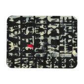 Alfabet schilderen door Norman Wyatt Magneet (Horizontaal)