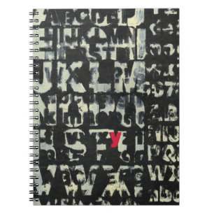 Alfabet schilderen door Norman Wyatt Notitieboek