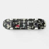 Alfabet schilderen door Norman Wyatt Persoonlijk Skateboard (Horizontaal)