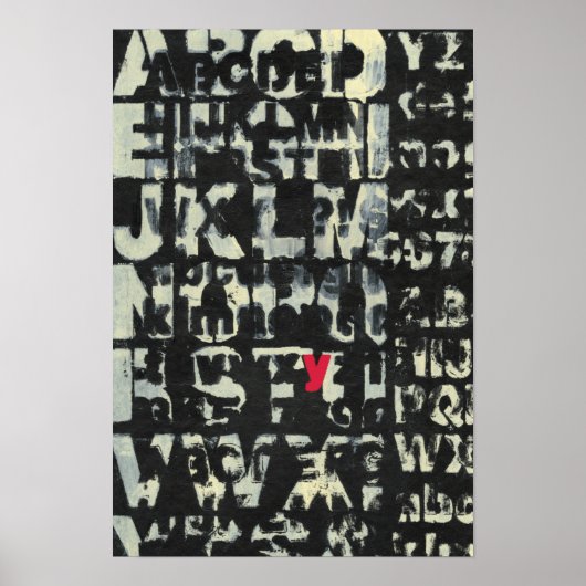 Alfabet schilderen door Norman Wyatt Poster (Voorkant)