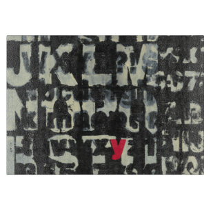 Alfabet schilderen door Norman Wyatt Snijplank