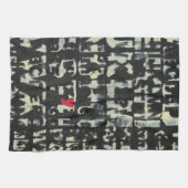 Alfabet schilderen door Norman Wyatt Theedoek (Horizontaal)