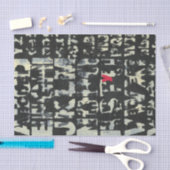 Alfabet schilderen door Norman Wyatt Tissuepapier (Craft)