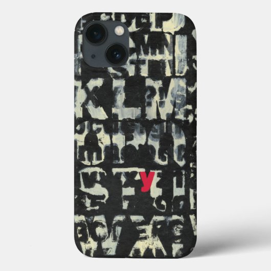 Alfabet Schilderij door Norman Wyatt Case-Mate iPhone Case (Achterkant)