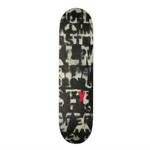 Alfabet Schilderij door Norman Wyatt Persoonlijk Skateboard