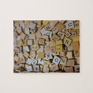 Alfabet scramble - 8x10 - 110 stuks legpuzzel