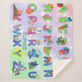 Alfabet Sherpa Deken (Voorkant)