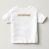 Alfabet Shirt (Achterkant)
