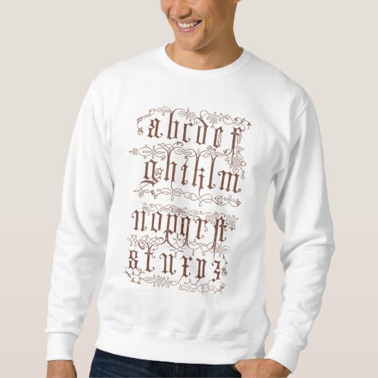 Alfabet Shirt (Voorkant)