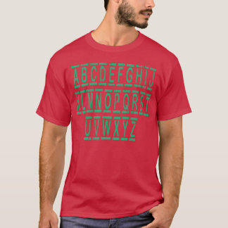 Alfabet shirt liefde meisje