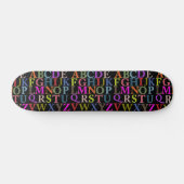 Alfabet Skateboard (Horizontaal)