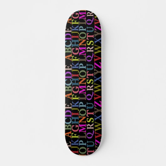 Alfabet Skateboard (Voorkant)