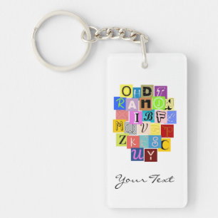 Alfabet Sleutelhanger