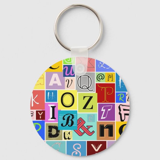Alfabet Sleutelhanger (Voorkant)