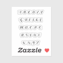 Alfabet Sticker