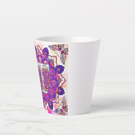 Alfabet T Latte Mok (Voorkant)