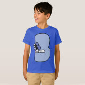 Alfabet T-shirt Letter B (Voorkant volledig)