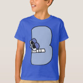 Alfabet T-shirt Letter B (Voorkant)