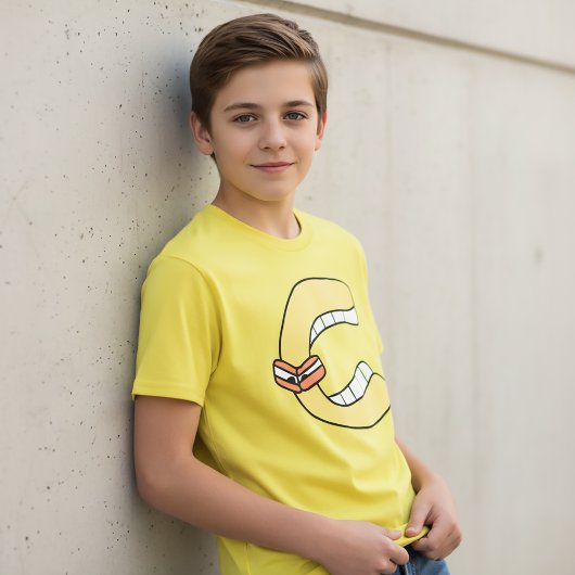 Alfabet T-shirt Letter C