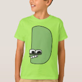 Alfabet T-Shirt Letter D (Voorkant)
