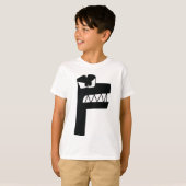 Alfabet T-Shirt Letter F (Voorkant volledig)