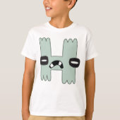 Alfabet T-shirt Letter H (Voorkant)