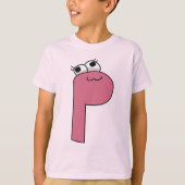 Alfabet T-shirt Letter P (Voorkant)