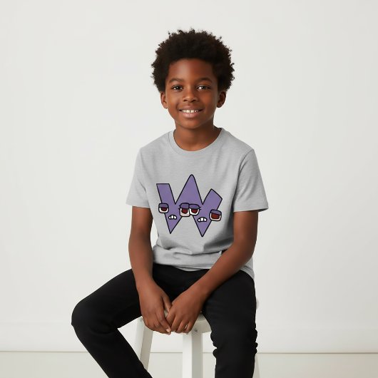 Alfabet T-shirt Letter W