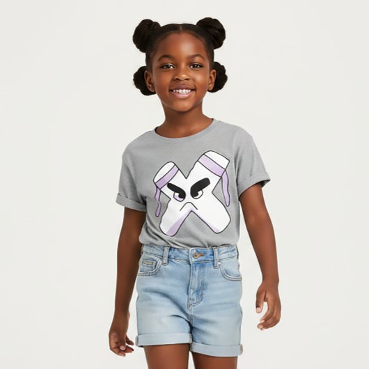 Alfabet T-shirt Letter X