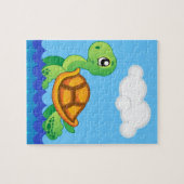 Alfabet T voor schildpad puzzel met geschenkdoos (Horizontaal)