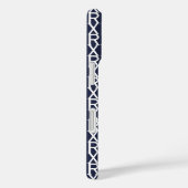 Alfabet Tekstpatroon Aangepaste Initialen Monogram Case-Mate iPhone Case (Achterkant / Rechts)