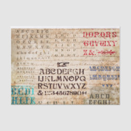 Alfabet Tissuepapier