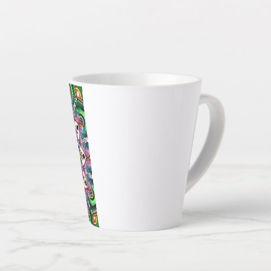 Alfabet V Latte Mok (Rechterhoek)