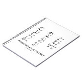 Alfabet van de Fenicus (oude taalsymbolen) Notitieboek (Linkerzijde)