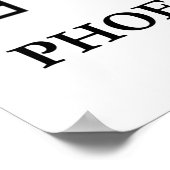 Alfabet van de Fenicus (oude taalsymbolen) Poster (Hoek)