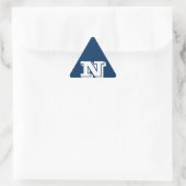 Alfabet van Janz Hoofdletter N Politiebox Blauw Sticker (Tas)