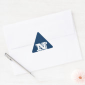 Alfabet van Janz Hoofdletter N Politiebox Blauw Sticker (Envelop)